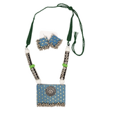 Conventional Necklace and Earring set square